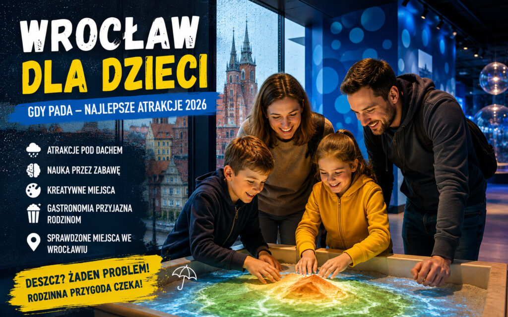 Wrocław dla dzieci gdy pada