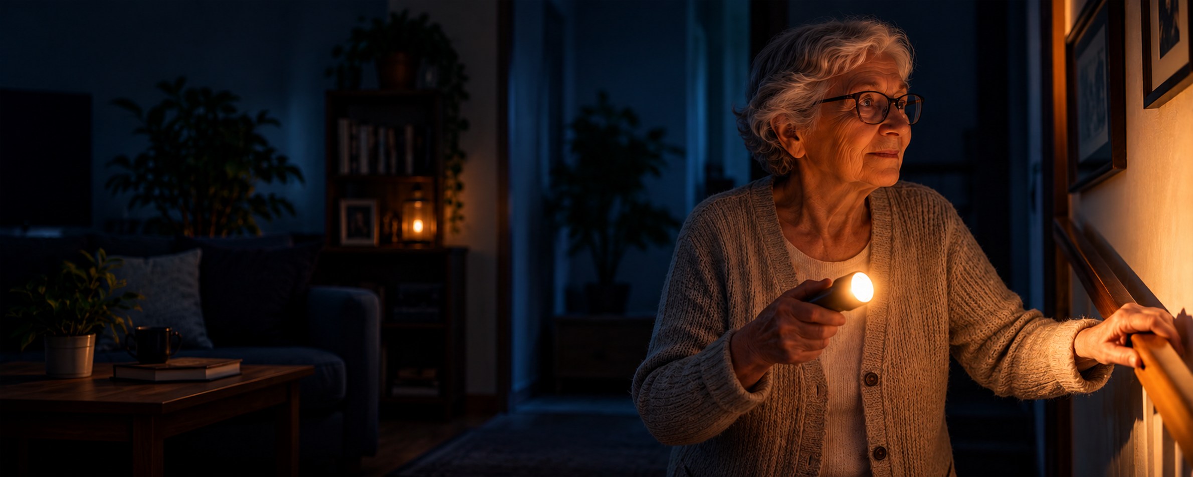 Bezpieczni w ciemności – Seniorzy gotowi, gdy zgaśnie światło